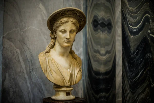 Italia Roma Dicembre 2019 Sculture Decorazioni Del Museo Vaticano — Foto Stock