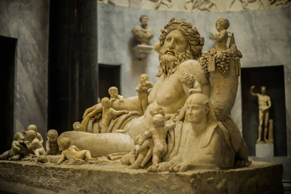 Italië Rome December 2019 Sculpturen Decoraties Van Het Vaticaans Museum — Stockfoto