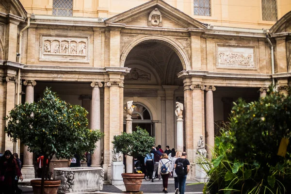 Włochy Rzym Grudzień 2019 Sale Muzeum Watykańskiego — Zdjęcie stockowe