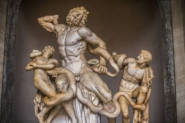Italië Rome December 2019 Laokoon Zijn Zonen Zijn Een Sculpturale — Stockfoto