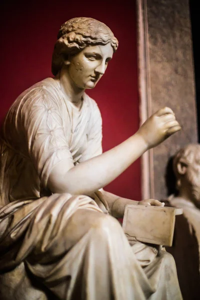 Italia Roma Diciembre 2019 Esculturas Decoraciones Del Museo Vaticano —  Fotos de Stock