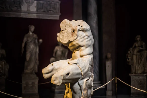 Italia Roma Dicembre 2019 Sculture Decorazioni Del Museo Vaticano — Foto Stock