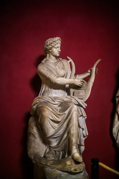 Italië Rome December 2019 Sculpturen Decoraties Van Het Vaticaans Museum — Stockfoto