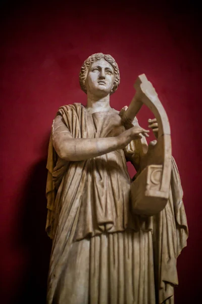 Italia Roma Dicembre 2019 Sculture Decorazioni Del Museo Vaticano — Foto Stock