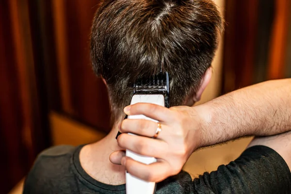 Knipbeurt Thuis Zelf Clipper — Stockfoto