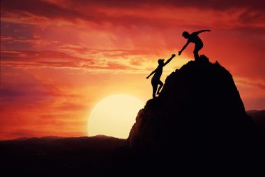 iki arkadaş ekip çalışması