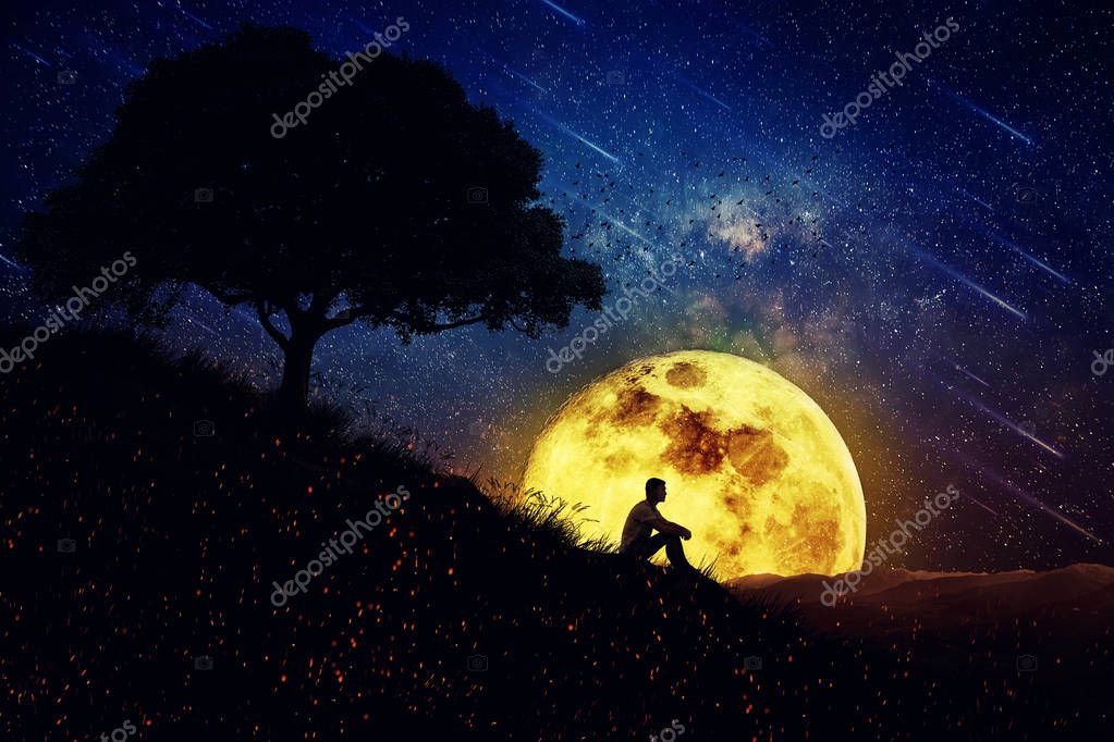 The Healing Power of Nature (Night Scene) Stock Photo by ©psychoshadow ...