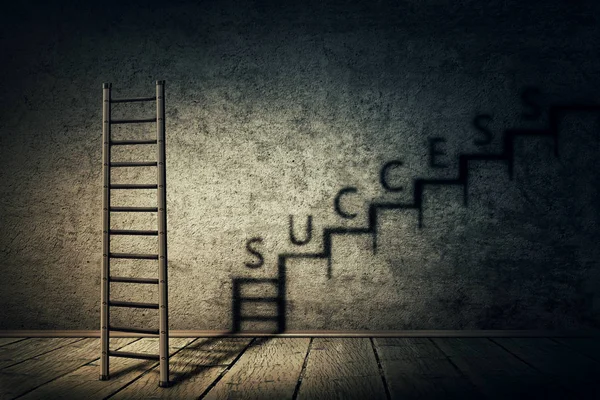 Éxito escalera fondo — Foto de Stock