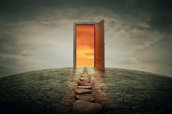 Big teleportation door — Stock Photo, Image