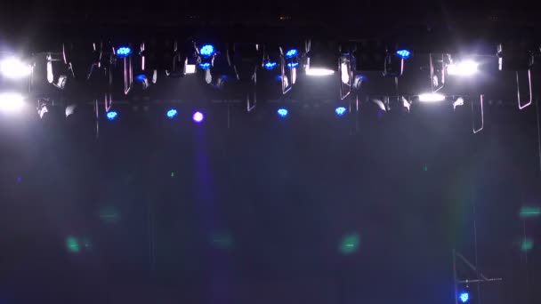 Entertainment concert verlichting. Podium verlichting — Stockvideo ... Entertainment concert verlichting. Podium verlichting — Stockvideo ...