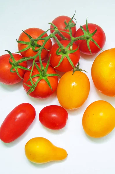 Warzywa Odosobnionym Tle Świeże Warzywa Tło Warzywami Pomidory — Zdjęcie stockowe