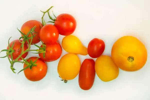 Gemüse Auf Isoliertem Hintergrund Frisches Gemüse Hintergrund Mit Gemüse Tomaten — Stockfoto