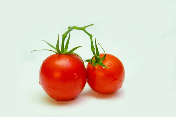 Tomates Vermelhos Sobre Fundo Isolado Tomates Frescos Legumes — Fotografia de Stock