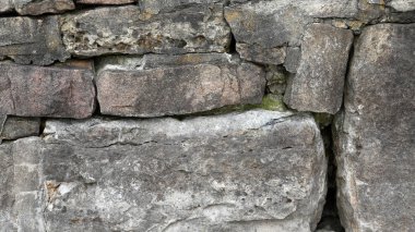 Bir taş duvar closeup
