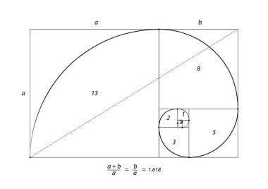 Altın beyaz, vektör illüstrasyon izole bölüm