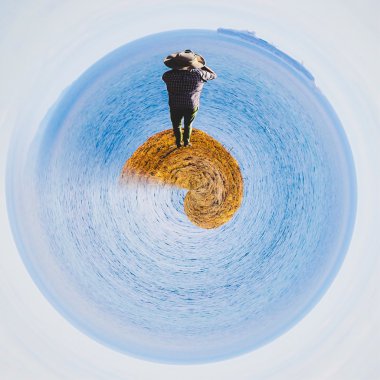 ada küçük gezegen tarzı okyanusa