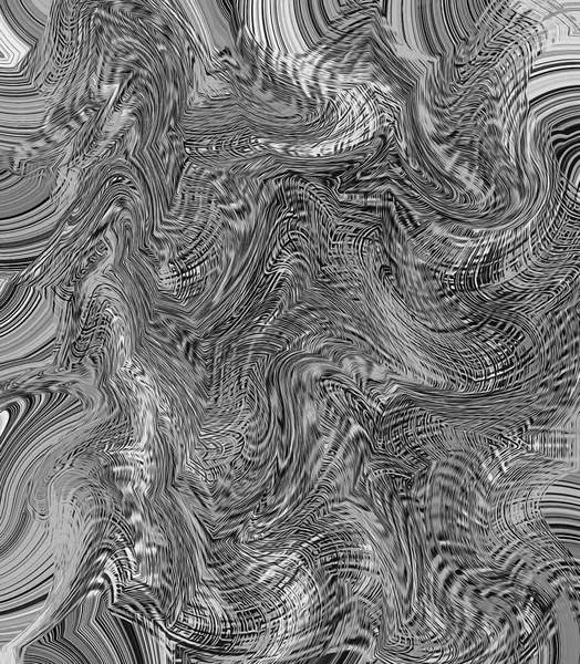 Чорно Біла Фігурна Лінія Малювання Абстрактного Фону — стокове фото