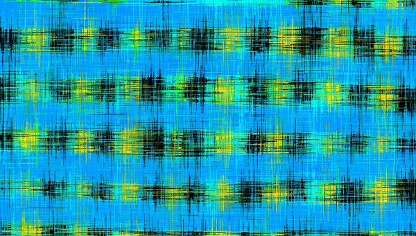 Blauw Zwart Geel Schilderij Abstracte Achtergrond Textuur — Stockfoto