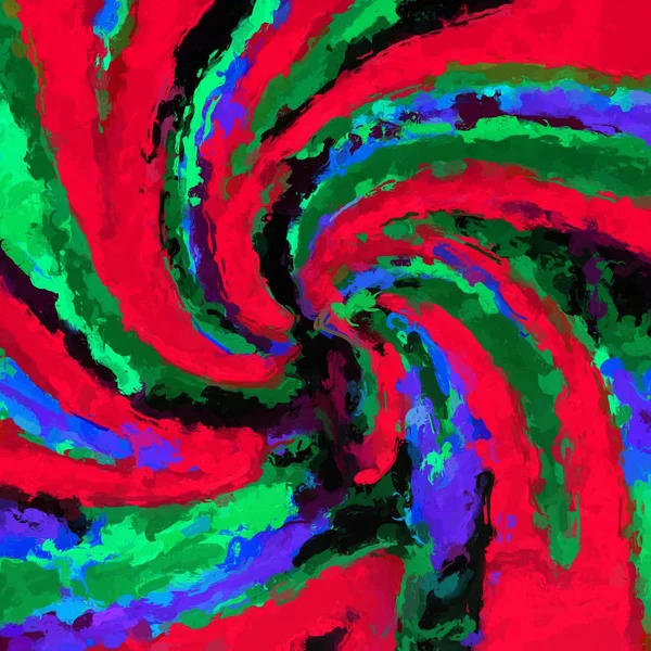 Línea Patrón Salpicadura Pintura Abstracta Rojo Verde Azul — Foto de Stock