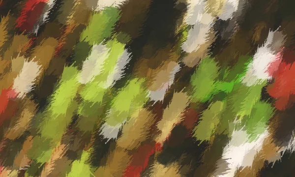 緑の茶色と赤の抽象的な迷彩塗装 — ストック写真