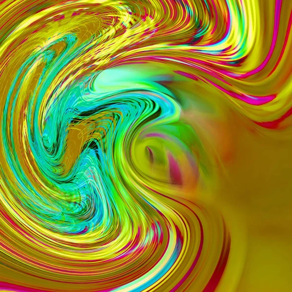 Психоделічний Геометричний Графіті Живопис Абстрактний Жовтому Синьо Рожевому Зеленому — стокове фото