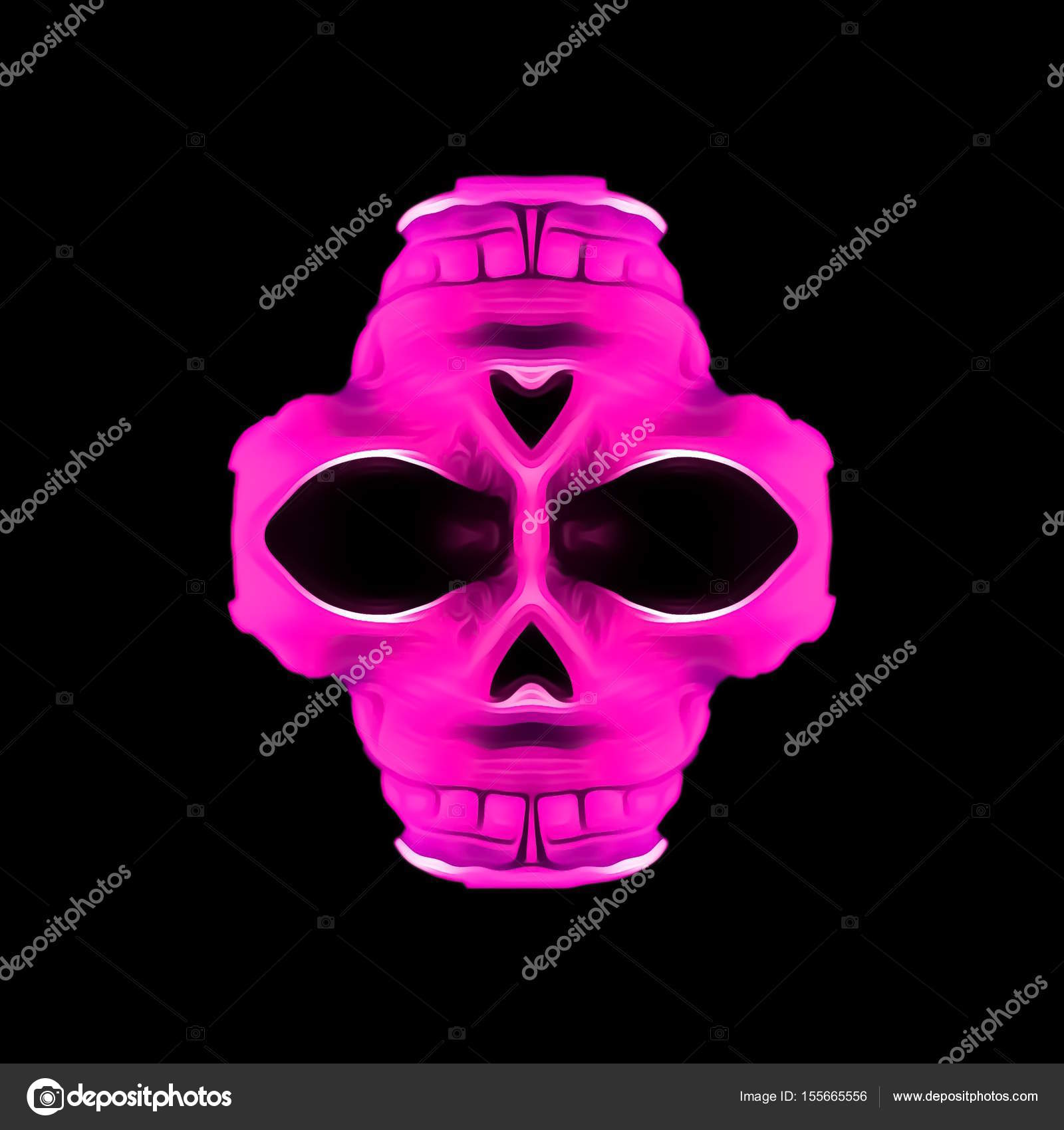 Background Pink Skull Backgrounds Psychedelic Pink Skull