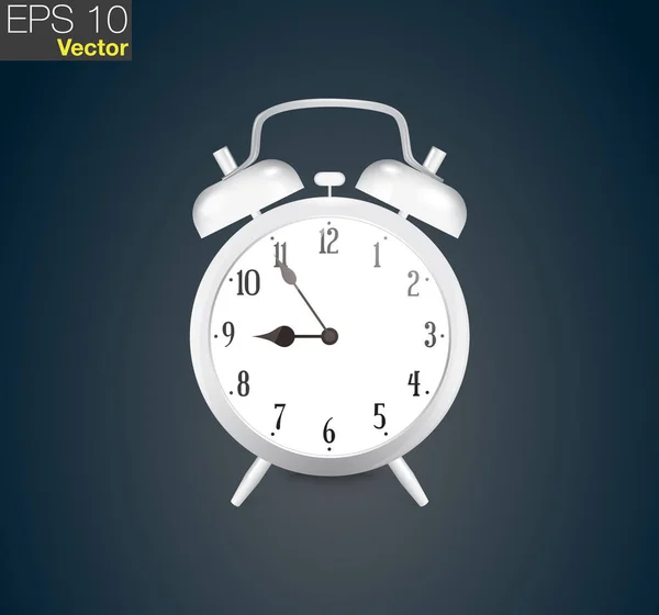 Metal çalar saat. Vektör.
