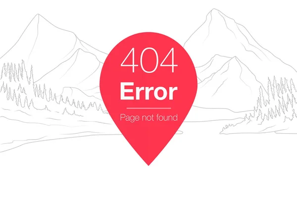 Sayfa Hata 404 düzen bulunamadı. Tak ve soket şablonu. Web sayfası için komik düzen