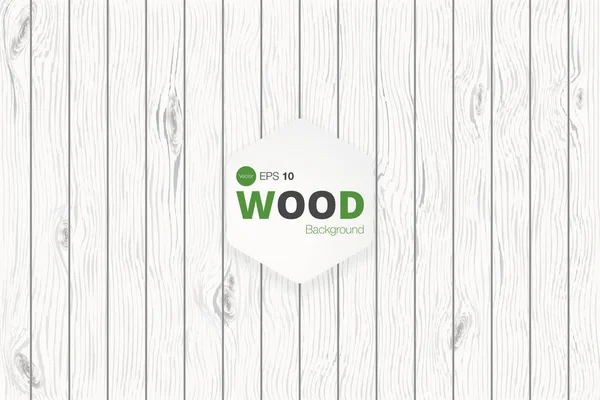 White wood plank texture vector background — Stock Vector