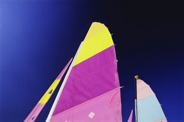 Colorful sails against blue sky — Stock Photo, Image