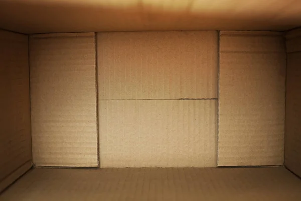 Fondo caja de cartón marrón . — Foto de Stock