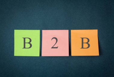 B2b kelime renkli notları.