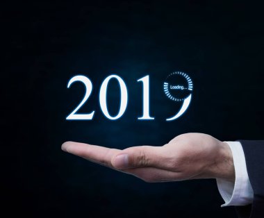 2019 bir yeni yıl yükleme. 