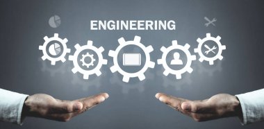 Mühendislik Konsepti. İş, İnternet, Teknoloji
