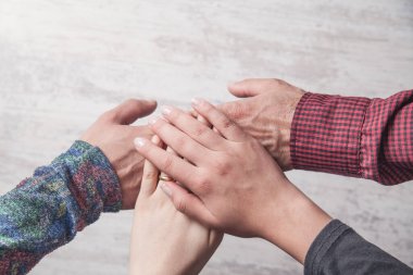 Takım çalışması konsepti. Birlik, Arkadaşlar, Grup