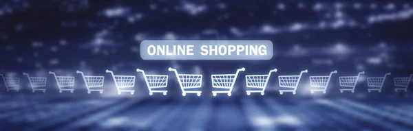 Online Shopping Internet Business Technology — Stock Photo, Image