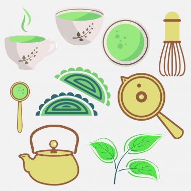Çin etnik ve ulusal çay töreni. Matcha. Çay saati gelenekleri.