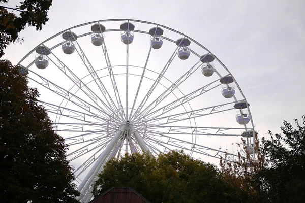 dönme dolap bir parkta