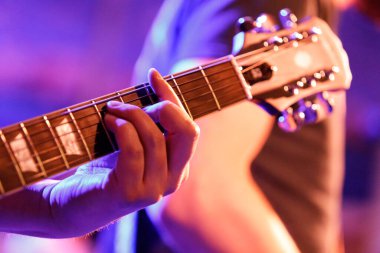 Avintage model elektro gitarın boynu
