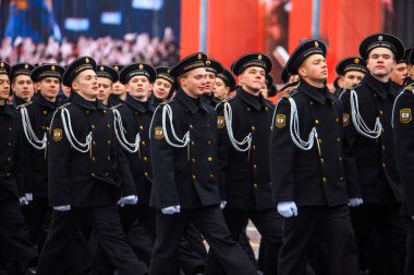 Geçit töreni Moskova Kızıl Meydan üzerinde 7 Kasım 1941 için adanmış. 75 yıl dönümü.