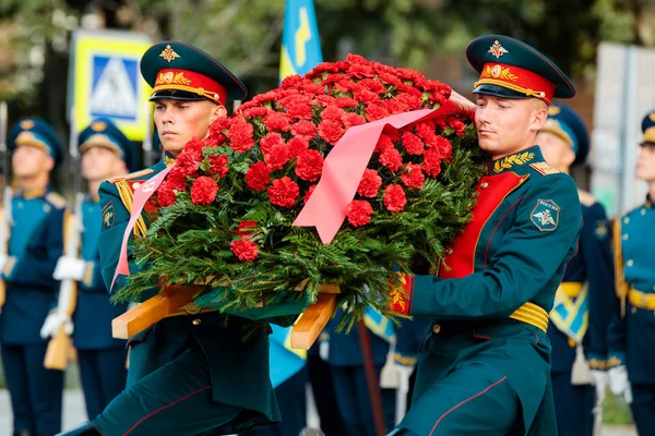 : Μόσχα, Ρωσία - 02 Σεπτεμβρίου 2017: Ημέρα η ρωσική φρουρά — Φωτογραφία Αρχείου