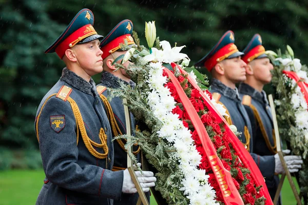 Moscú Rusia Mayo 2017 Guardia Honor Del 154 Regimiento Preobrazhensky —  Fotos de Stock