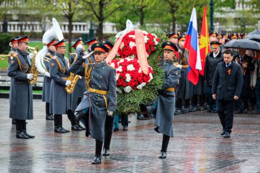 Moskova, Rusya - 08 Mayıs 2017: Moskova regio valisi