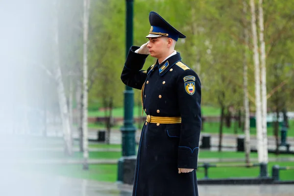 Mosca Russia Maggio 2017 Guardia Del Reggimento Presidenziale Della Russia — Foto Stock