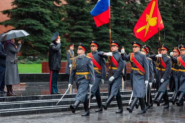 Moskva Rusko Květen 2017 March Průvod Čestná Stráž 154 Preobraženskij — Stock fotografie