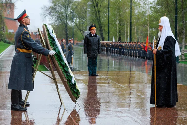 Moscow Rússia Maio 2017 Patriarca Moscou Todos Rus Kirill Alta — Fotografia de Stock