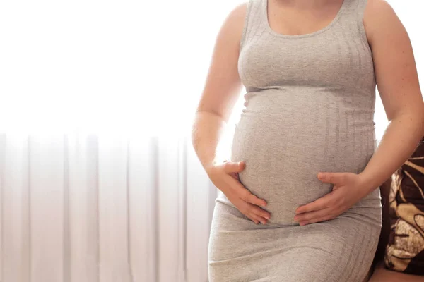 Hamile kadın. Hamilelik, sağlık kavramı.