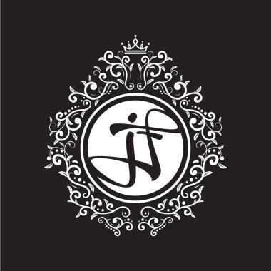 Vintage daire ilk logosu