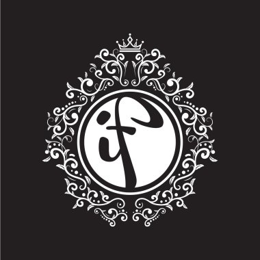 Vintage daire ilk logosu