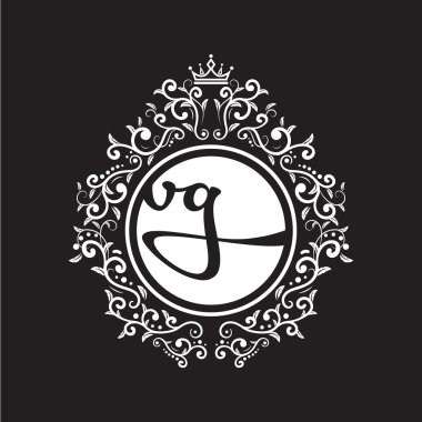 Vintage daire ilk logosu